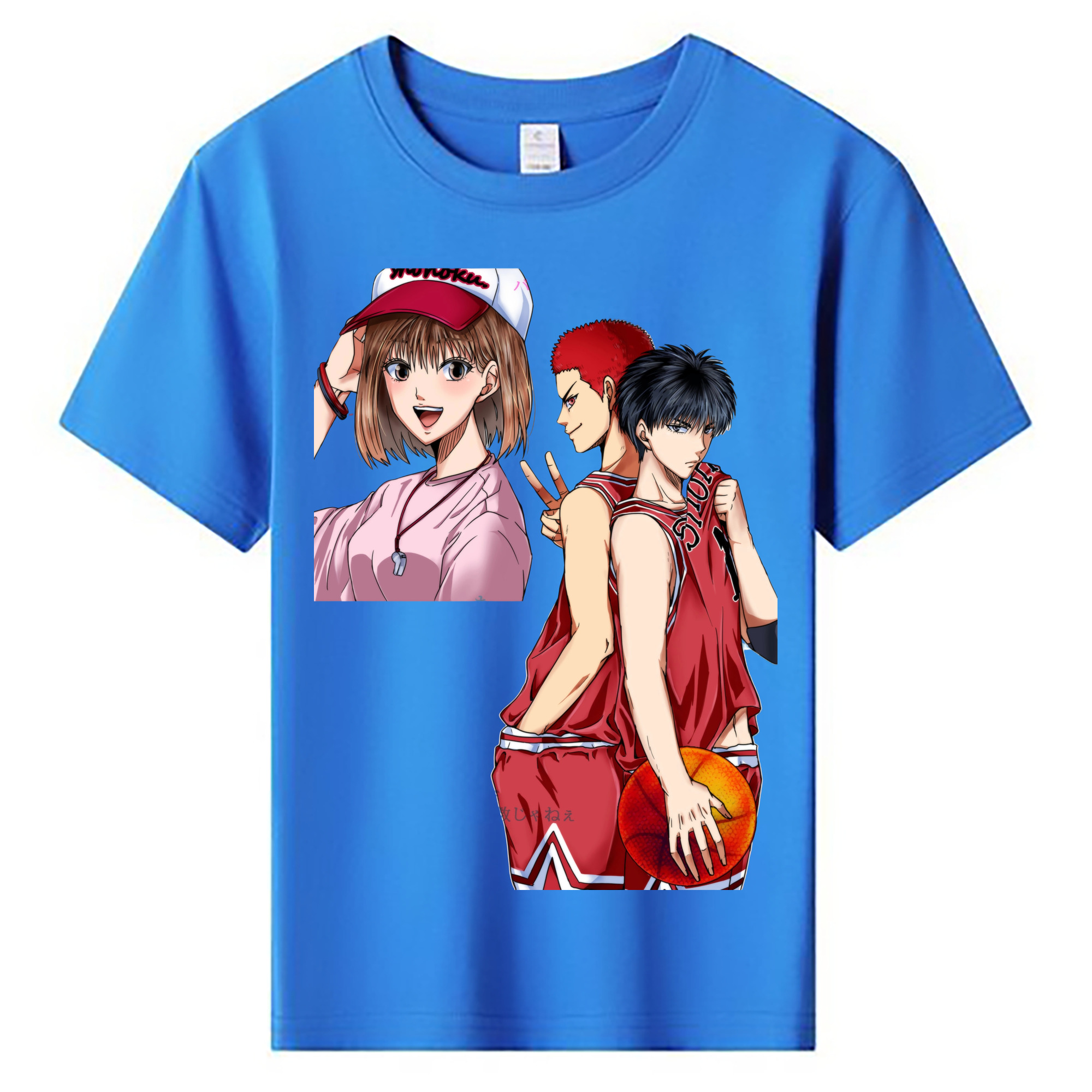 （画像用） SLAM DUNK／スラムダンク 綿100％キッズTシャツ（フロントプリント）